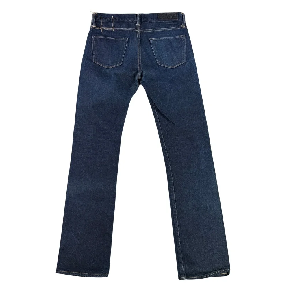Kuro Jeans Men 30 Dark Indigo Selvedge Denim Slim Straight Made in Japan 10181